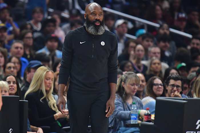 Brooklyn Nets head coach Jacque Vaughn